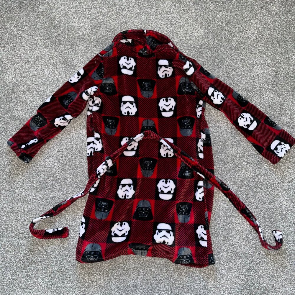 Disney Star Wars Bath Robe Youth Size M - Picture 2 of 3